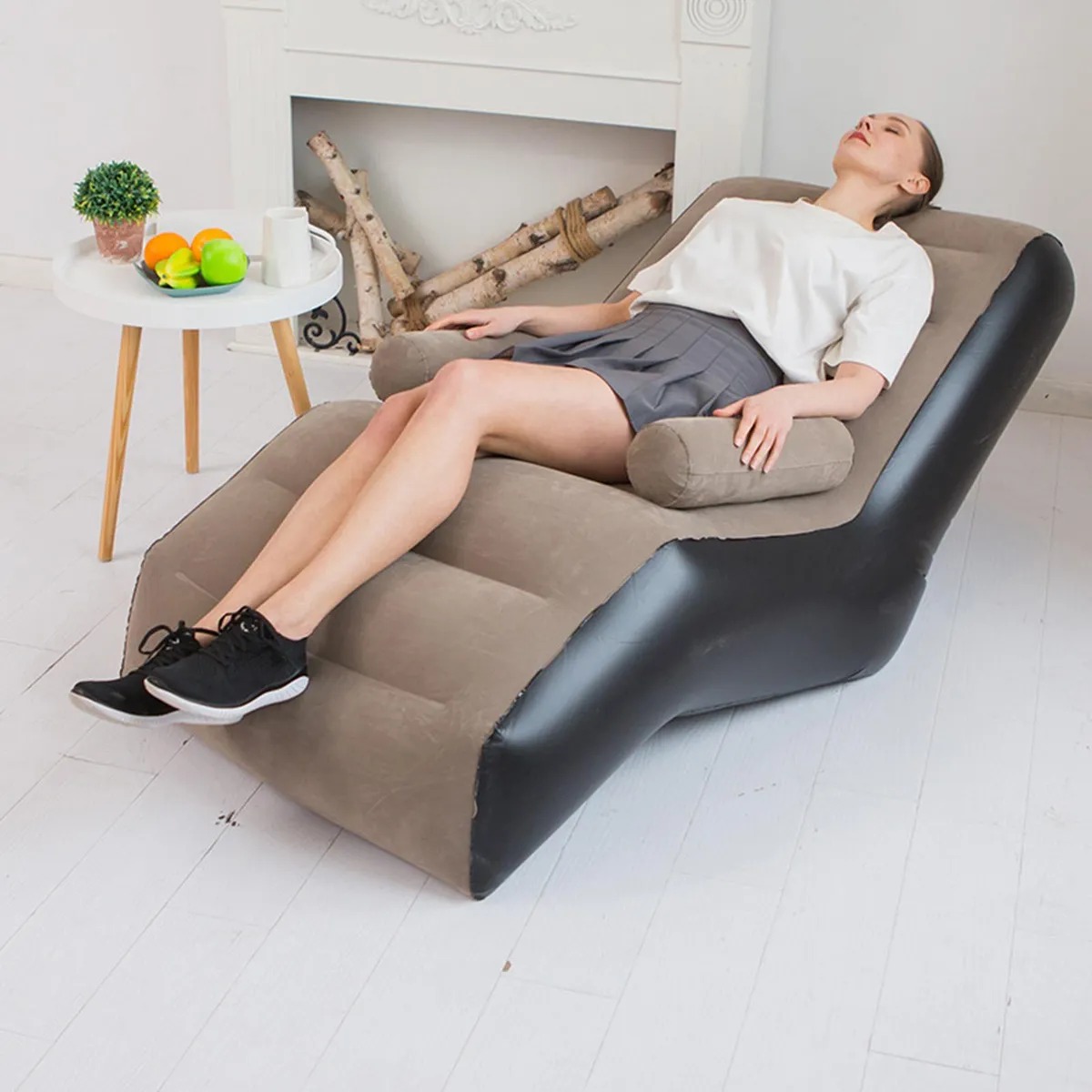 Sofa Inflable Con Reposabrazos